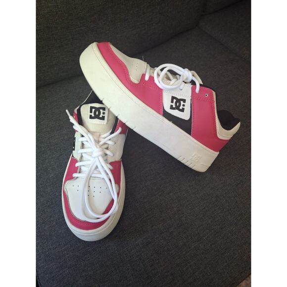 DC Shoes Women's Black/white/pink size 8 - Picture 1 of 11